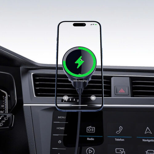 Đế giữ điện thoại kiêm sạc không dây từ tính trên xe hơi hiệu Baseus MagPro Series Air Vent Version 15W Qi2.0 - Hình ảnh 9