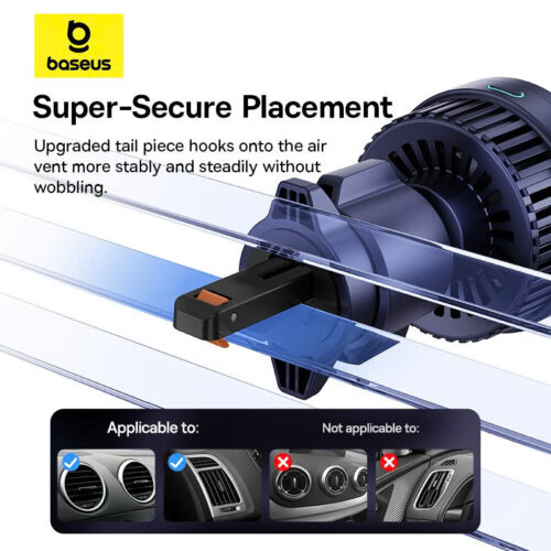 Đế giữ điện thoại kiêm sạc không dây từ tính trên xe hơi hiệu Baseus MagPro Series Air Vent Version 15W Qi2.0 - Hình ảnh 14
