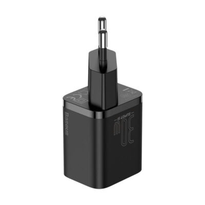 Sạc nhanh hiệu Baseus Super Si IC 30W EU - Trải nghiệm sức mạnh sạc nhanh vượt trội trong một thiết kế tối giản với <strong>Baseus Super Si IC 30W EU</strong>. Đây là giải pháp năng lượng "tất cả trong một", với công suất 30W mạnh mẽ có khả năng sạc nhanh cho cả MacBook Air, iPad Pro và điện thoại. Tích hợp công nghệ SuperSi tiên tiến, củ sạc có kích thước cực kỳ nhỏ gọn, lý tưởng cho việc di chuyển. Chip thông minh tự động nhận diện thiết bị và bảo vệ an toàn, chống quá nhiệt, quá dòng. Hãy nâng cấp trải nghiệm sạc của bạn và đơn giản hóa cuộc sống với củ sạc đa năng <strong>Baseus Super Si IC 30W EU</strong>.