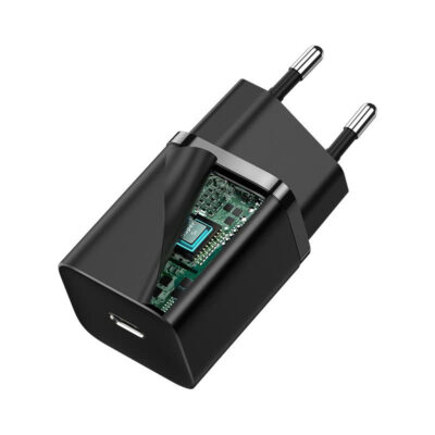 Sạc nhanh hiệu Baseus Super Si IC 30W EU - Trải nghiệm sức mạnh sạc nhanh vượt trội trong một thiết kế tối giản với <strong>Baseus Super Si IC 30W EU</strong>. Đây là giải pháp năng lượng "tất cả trong một", với công suất 30W mạnh mẽ có khả năng sạc nhanh cho cả MacBook Air, iPad Pro và điện thoại. Tích hợp công nghệ SuperSi tiên tiến, củ sạc có kích thước cực kỳ nhỏ gọn, lý tưởng cho việc di chuyển. Chip thông minh tự động nhận diện thiết bị và bảo vệ an toàn, chống quá nhiệt, quá dòng. Hãy nâng cấp trải nghiệm sạc của bạn và đơn giản hóa cuộc sống với củ sạc đa năng <strong>Baseus Super Si IC 30W EU</strong>.