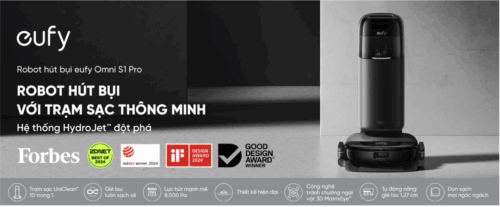 Robot hút bụi lau sàn eufy Omni S1 Pro - Hình ảnh 18