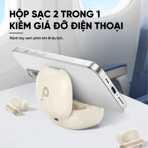 Tai nghe Soundcore A3937 P41i Bluetooth kiêm sạc dự phòng 3000mAh tích hợp cáp sạc type C - Hình ảnh 4