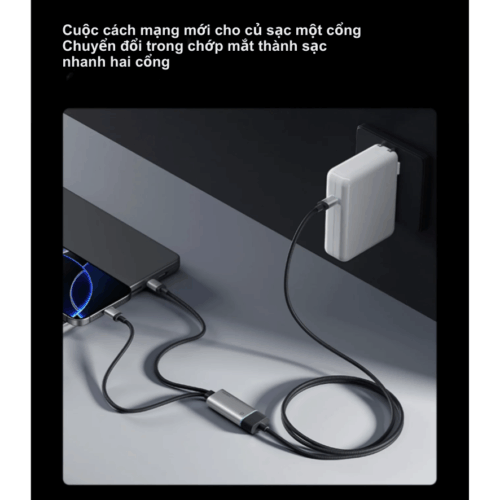 Cáp Sạc Cuktech No.10 2in1 100W – C2C515 - Hình ảnh 13
