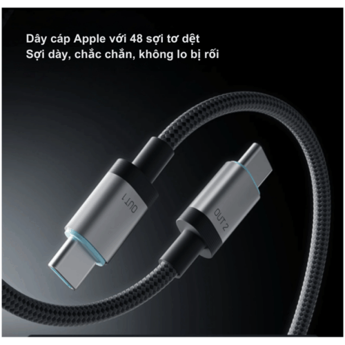 Cáp Sạc Cuktech No.10 2in1 100W – C2C515 - Hình ảnh 4