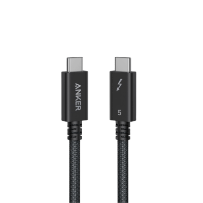 Cáp Thunderbolt 5 Anker Prime Type-C to Type-C- A84N1  Tốc Độ Truyền Dữ Liệu 80Gbps, Sạc Nhanh 240W, Màn Hình 8K