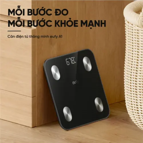 Cân Điện Tử Thông Minh Eufy A1 - Theo Dõi Sức Khỏe Toàn Diện, Chính Xác - Hình ảnh 2