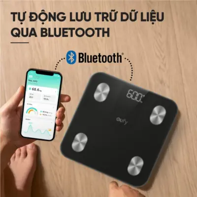 Cân Điện Tử Thông Minh Eufy A1 - Theo Dõi Sức Khỏe Toàn Diện, Chính Xác - Khám phá ngay <strong>Cân điện tử thông minh eufy A1</strong>, trợ lý sức khỏe đắc lực cho cả gia đình bạn. Với thiết kế tinh tế, mặt kính cường lực sang trọng, <strong>eufy A1</strong> không chỉ là một chiếc cân mà còn là thiết bị theo dõi sức khỏe toàn diện. Sản phẩm có khả năng phân tích đến 12 chỉ số cơ thể quan trọng như cân nặng, BMI, tỷ lệ mỡ, khối lượng xương, cơ... Dữ liệu được đồng bộ hóa dễ dàng qua Bluetooth với ứng dụng EufyLife, tương thích với các ứng dụng sức khỏe phổ biến khác như Apple Health, Google Fit. Với khả năng lưu trữ dữ liệu cho 16 người dùng, <strong>eufy A1</strong> là lựa chọn hoàn hảo để mọi thành viên cùng nhau xây dựng lối sống lành mạnh.