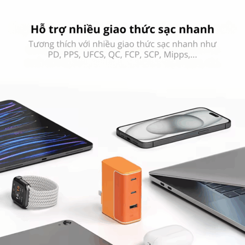 Củ sạc nhanh Cuktech 120W GaN Charger (AD1003) - Hình ảnh 4