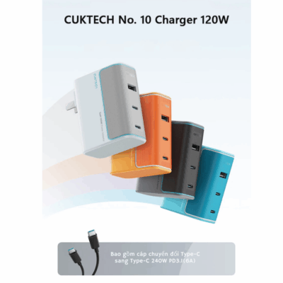 Củ sạc nhanh Cuktech 120W GaN Charger (AD1003)