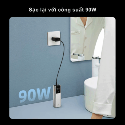 Pin sạc dự phòng Cuktech No.10 Power Bank 10.000mAh 150W (PB100P) - Trải nghiệm tốc độ sạc chưa từng có với <strong>Cuktech No.10 Power Bank 10.000mAh 150W</strong> (PB100P), viên pin dự phòng nhỏ gọn nhưng sở hữu sức mạnh bùng nổ. Đây là sản phẩm duy nhất trên thị trường hỗ trợ sạc siêu nhanh Mi Turbo Charge lên đến 120W qua cổng USB-A, sạc đầy Xiaomi 13 Pro chỉ trong 19 phút. Không chỉ vậy, cổng USB-C còn cung cấp công suất PD 100W mạnh mẽ, đủ sức nạp năng lượng cho cả MacBook Pro và các dòng laptop khác. Với dung lượng 10.000mAh, thiết kế hình trụ độc đáo và màn hình màu TFT hiển thị thông số chi tiết, <strong>Cuktech No.10 Power Bank 10.000mAh 150W</strong> là giải pháp năng lượng đỉnh cao, là "vũ khí bí mật" cho các tín đồ công nghệ, đặc biệt là người dùng hệ sinh thái Xiaomi.