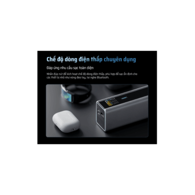 Pin dự phòng Cuktech No.15 Ultra 20000mAH 210W PD3– PB200U - Trải nghiệm sức mạnh vượt trội với <strong>pin dự phòng Cuktech 20.000mAh No.15 Ultra</strong> (PB200U) với tổng công suất lên đến 210W. Tích hợp công nghệ sạc nhanh tiên tiến nhất PD3.1 140W, sạc đầy 53% pin MacBook Pro 16" chỉ trong 30 phút. Dung lượng khủng 20.000mAh đảm bảo năng lượng cho cả ngày dài làm việc và giải trí. Sản phẩm được trang bị màn hình màu TFT 1.3-inch hiển thị đầy đủ thông số sạc, 3 cổng ra (2 Type-C, 1 USB-A) cho phép sạc đồng thời nhiều thiết bị. Thiết kế nhỏ gọn, an toàn trên máy bay, Cuktech No.15 Ultra là người bạn đồng hành lý tưởng cho mọi chuyến đi, đáp ứng mọi nhu cầu sạc từ laptop, điện thoại đến các thiết bị nhỏ. Hãy sở hữu ngay <strong>pin dự phòng Cuktech 20.000mAh No.15 Ultra</strong> để không bao giờ bị gián đoạn công việc.