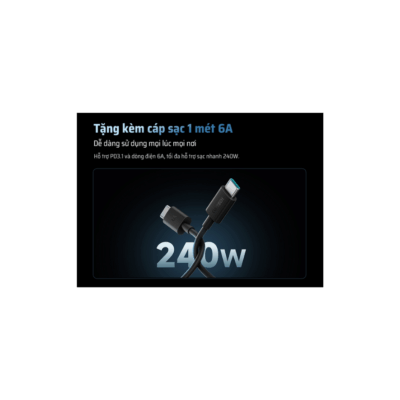 Pin dự phòng Cuktech No.15 Ultra 20000mAH 210W PD3– PB200U - Trải nghiệm sức mạnh vượt trội với <strong>pin dự phòng Cuktech 20.000mAh No.15 Ultra</strong> (PB200U) với tổng công suất lên đến 210W. Tích hợp công nghệ sạc nhanh tiên tiến nhất PD3.1 140W, sạc đầy 53% pin MacBook Pro 16" chỉ trong 30 phút. Dung lượng khủng 20.000mAh đảm bảo năng lượng cho cả ngày dài làm việc và giải trí. Sản phẩm được trang bị màn hình màu TFT 1.3-inch hiển thị đầy đủ thông số sạc, 3 cổng ra (2 Type-C, 1 USB-A) cho phép sạc đồng thời nhiều thiết bị. Thiết kế nhỏ gọn, an toàn trên máy bay, Cuktech No.15 Ultra là người bạn đồng hành lý tưởng cho mọi chuyến đi, đáp ứng mọi nhu cầu sạc từ laptop, điện thoại đến các thiết bị nhỏ. Hãy sở hữu ngay <strong>pin dự phòng Cuktech 20.000mAh No.15 Ultra</strong> để không bao giờ bị gián đoạn công việc.