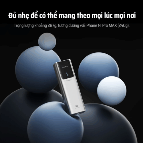 Pin sạc dự phòng Cuktech No.10 Power Bank 10.000mAh 150W (PB100P) - Hình ảnh 12