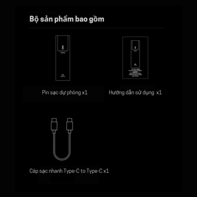 Pin sạc dự phòng Cuktech No.10 Power Bank 10.000mAh 150W (PB100P) - Trải nghiệm tốc độ sạc chưa từng có với <strong>Cuktech No.10 Power Bank 10.000mAh 150W</strong> (PB100P), viên pin dự phòng nhỏ gọn nhưng sở hữu sức mạnh bùng nổ. Đây là sản phẩm duy nhất trên thị trường hỗ trợ sạc siêu nhanh Mi Turbo Charge lên đến 120W qua cổng USB-A, sạc đầy Xiaomi 13 Pro chỉ trong 19 phút. Không chỉ vậy, cổng USB-C còn cung cấp công suất PD 100W mạnh mẽ, đủ sức nạp năng lượng cho cả MacBook Pro và các dòng laptop khác. Với dung lượng 10.000mAh, thiết kế hình trụ độc đáo và màn hình màu TFT hiển thị thông số chi tiết, <strong>Cuktech No.10 Power Bank 10.000mAh 150W</strong> là giải pháp năng lượng đỉnh cao, là "vũ khí bí mật" cho các tín đồ công nghệ, đặc biệt là người dùng hệ sinh thái Xiaomi.