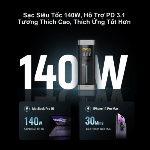 Pin sạc dự phòng Cuktech 20 Power Bank 25.000mAh 210W (P23) - Hình ảnh 3