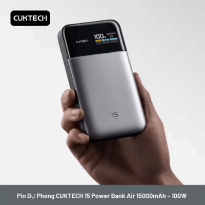 Pin sạc dự phòng Cuktech 15 Air Power Bank 15.000mAh 100W (PB150S)