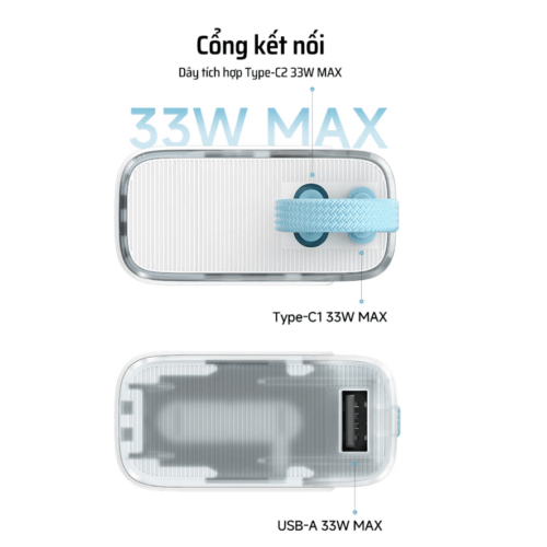 Pin sạc dự phòng Cuktech CP13 10.000mAh Power Bank 33W (LPB100) - Hình ảnh 6