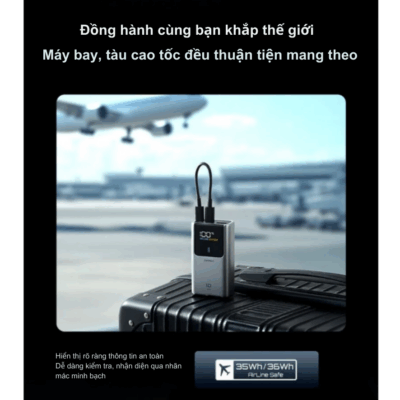 Cuktech No.10 Mini Power Bank 10.000mAh 55W (PB1055) - Đừng để kích thước đánh lừa bạn! <strong>Cuktech No.10 Mini Power Bank 10.000mAh 55W</strong> (PB1055) là "nhà vô địch" năng lượng trong phân khúc siêu nhỏ gọn. Với kích thước chỉ bằng 1/3 chiếc iPhone 15 Pro, viên pin này dễ dàng nằm gọn trong túi áo, túi quần của bạn. Dù nhỏ bé, sản phẩm sở hữu công suất đầu ra lên đến 55W, hỗ trợ sạc siêu nhanh Mi Turbo Charge cho các dòng điện thoại Xiaomi và tương thích hoàn hảo với các chuẩn PD, PPS, QC cho iPhone, Samsung và nhiều thiết bị khác. Dung lượng 10.000mAh đủ năng lượng cho cả ngày dài năng động. Được trang bị cell pin 21700 chất lượng cao và 9 lớp bảo vệ an toàn, <strong>Cuktech No.10 Mini Power Bank 10.000mAh 55W</strong> là người bạn đồng hành lý tưởng, mạnh mẽ và đáng tin cậy.