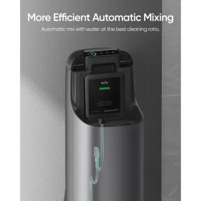 Dung Dịch Nước Lau Sàn Eufy T29C1001 – Chính Hãng, Làm Sạch Sâu, An Toàn Cho Robot và Gia Đình - Tối ưu hóa hiệu suất làm sạch của robot hút bụi Eufy với <strong>Dung dịch nước lau sàn Eufy T29C1001</strong> chính hãng. Công thức chuyên biệt được thiết kế để hoạt động hoàn hảo với các dòng robot Eufy Omni S, Omni E và các dòng khác có chức năng lau, giúp loại bỏ hiệu quả các vết bẩn cứng đầu, dầu mỡ và bụi bẩn trên nhiều loại sàn cứng. Dung dịch <strong>T29C1001</strong> không chỉ làm sạch sâu mà còn có khả năng kháng khuẩn, để lại bề mặt sáng bóng, nhanh khô và không gây trơn trượt. Sản phẩm an toàn cho trẻ em, vật nuôi và không gây ăn mòn các chi tiết của robot. Hãy sử dụng <strong>T29C1001</strong> để duy trì sàn nhà sạch bong và bảo vệ robot hút bụi của bạn một cách tốt nhất.