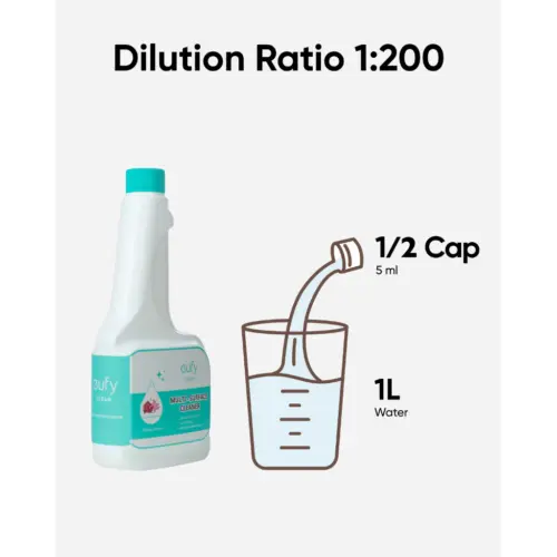 Dung dịch nước lau sàn đa năng T29C3121 cho Robot hút bụi Eufy dòng X và dòng C - Hình ảnh 4