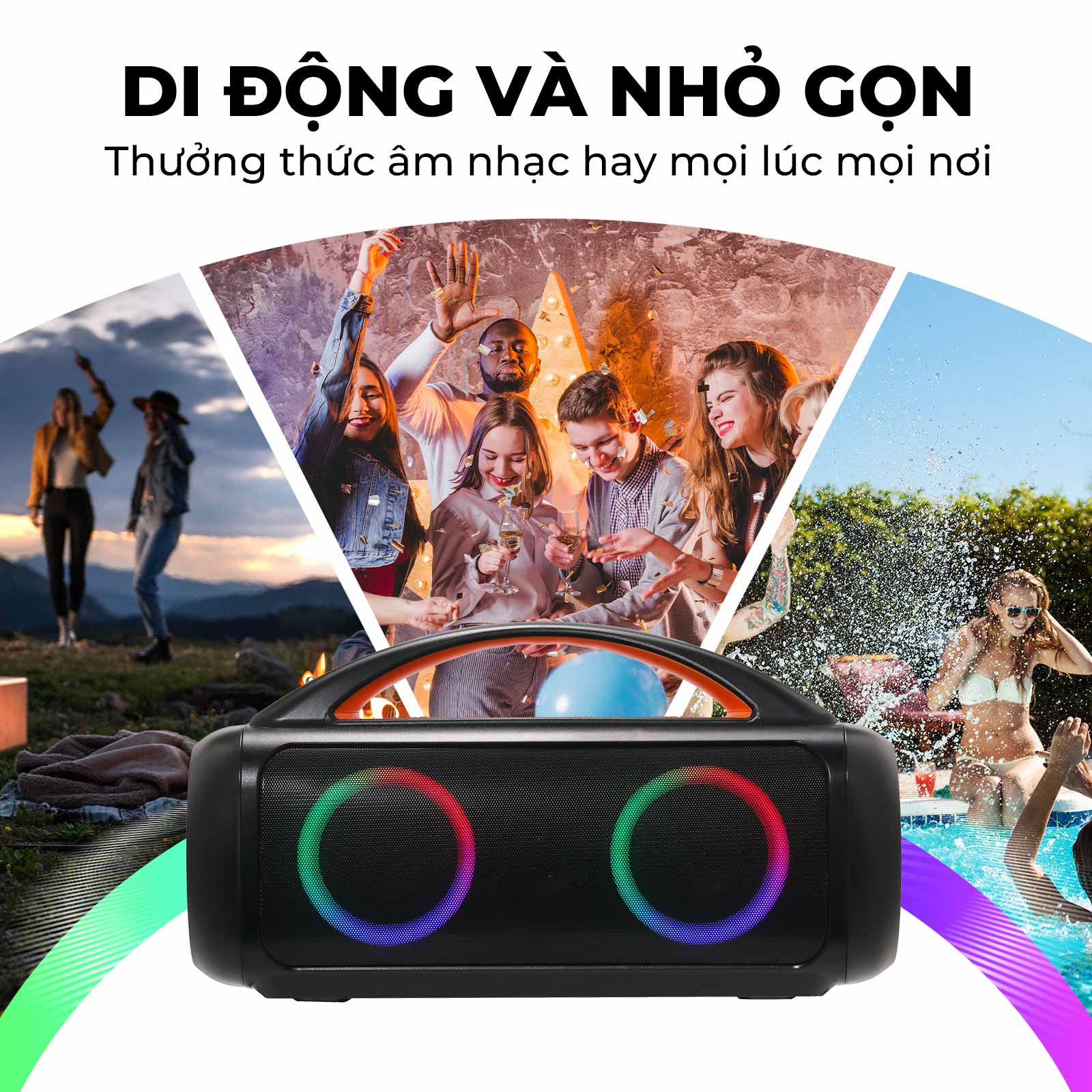 Loa Bluetooth Earfun Uboom Raver -