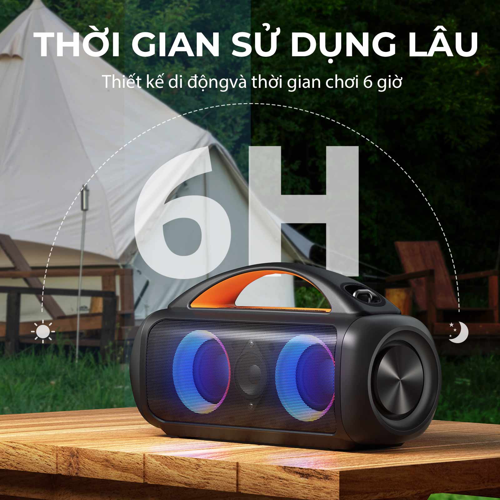 Loa Bluetooth Earfun Uboom Raver -