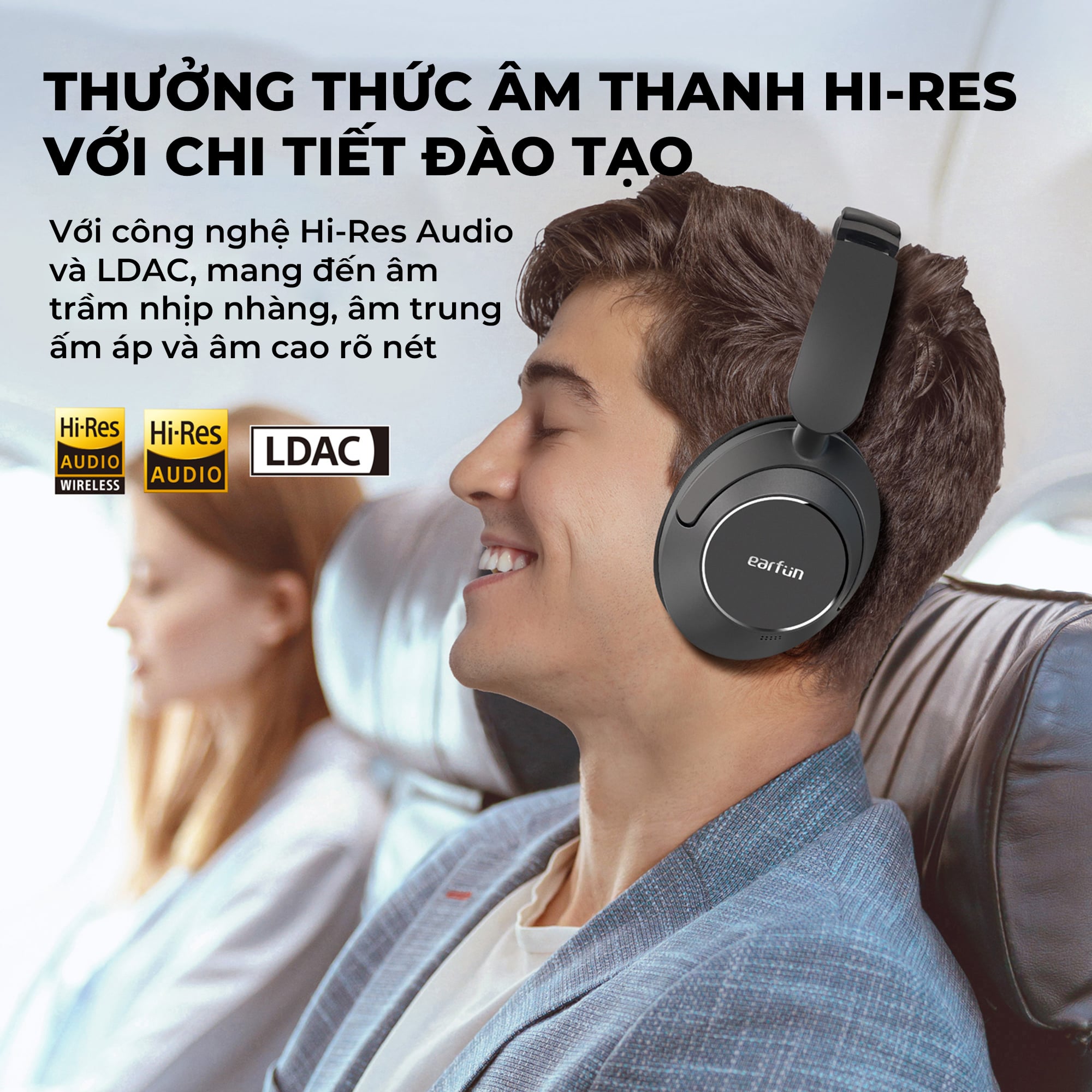 Tai nghe Bluetooth chụp tai Earfun Wave Pro -