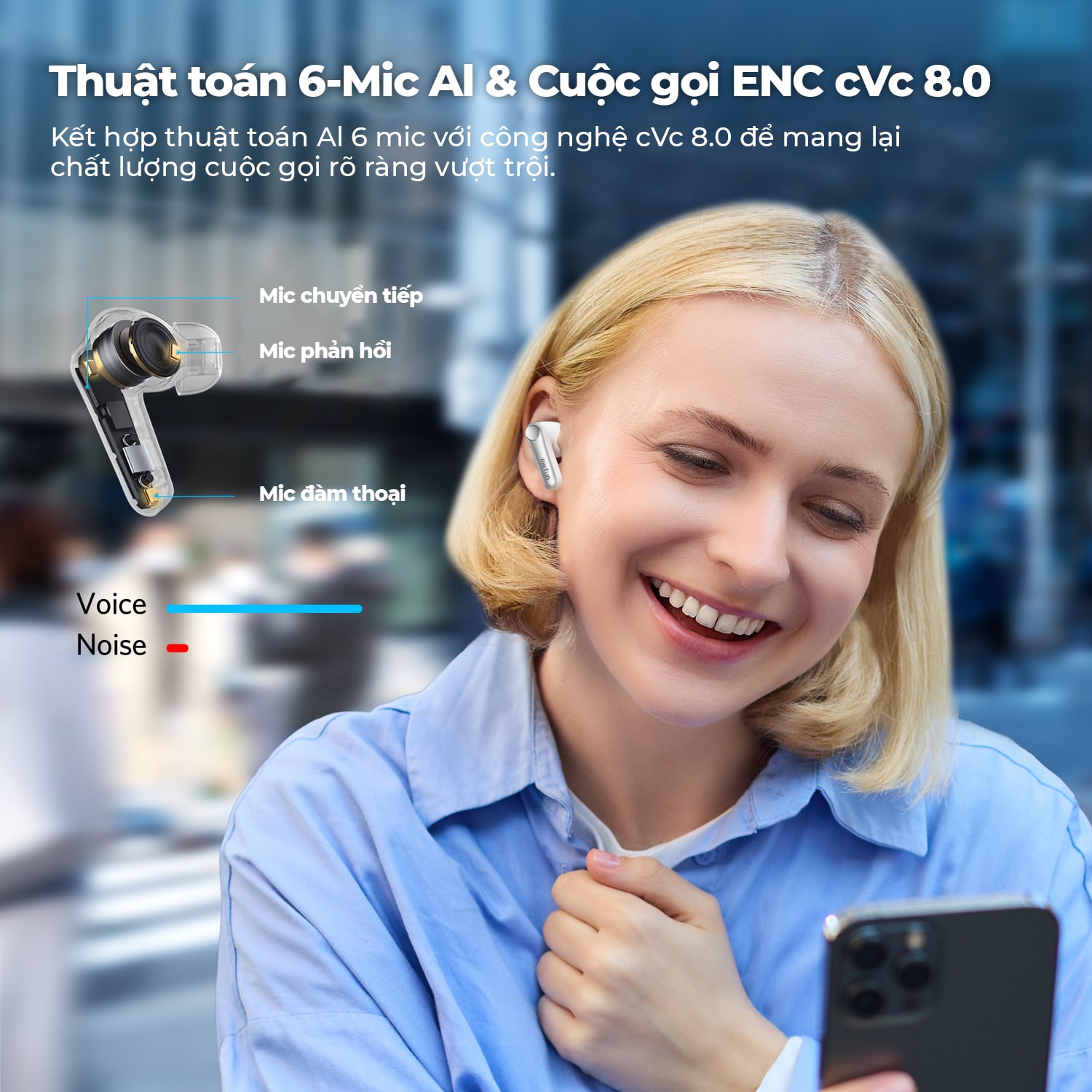 Tai nghe Bluetooth Earfun Air Pro 4 -