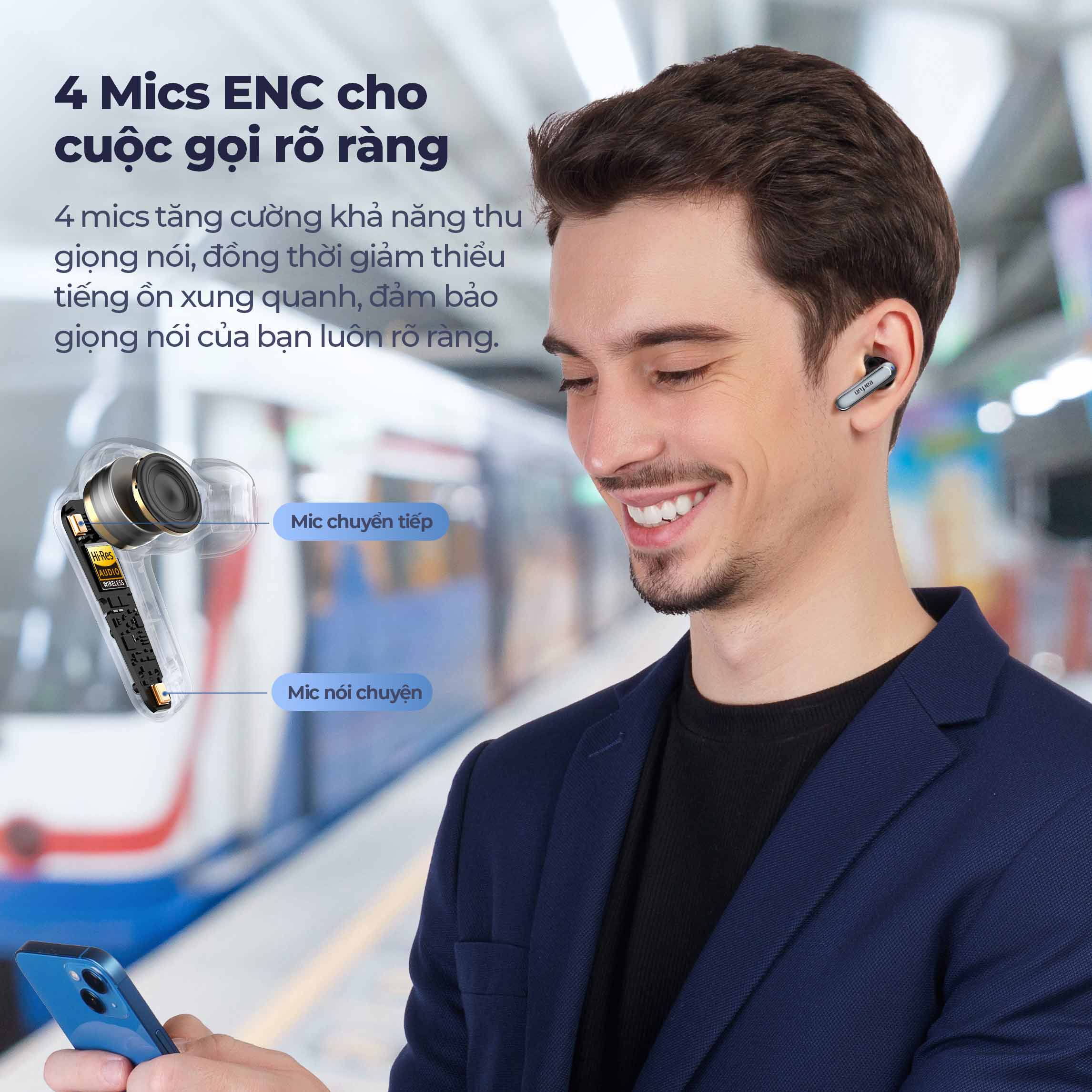 Tai nghe Bluetooth Earfun Air 2 -