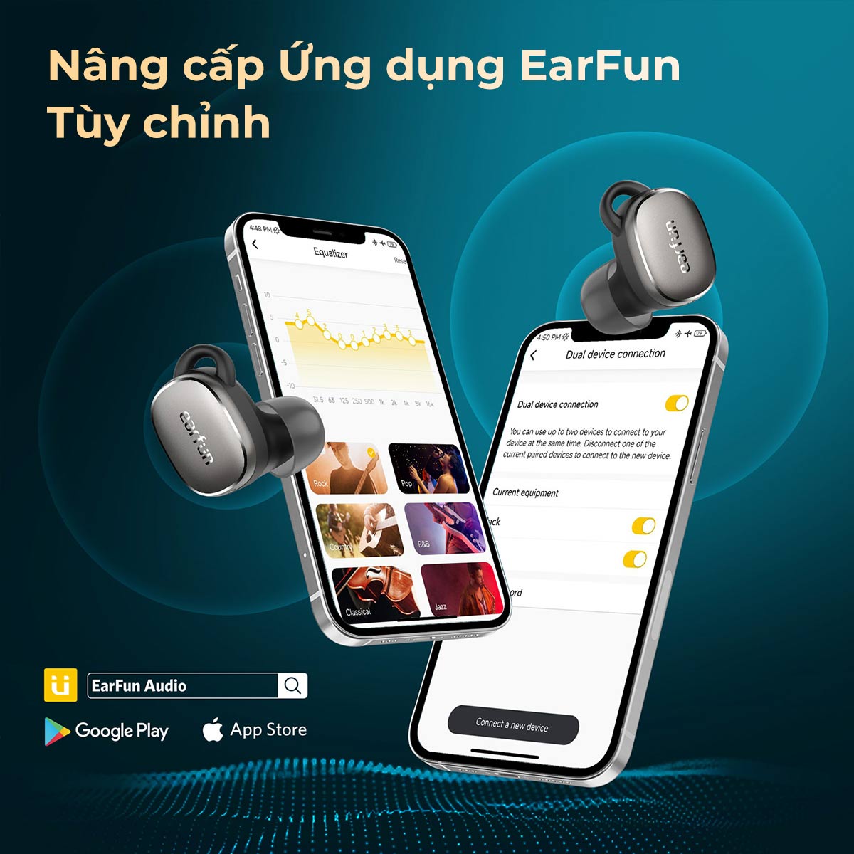 Tai nghe Bluetooth Earfun Free Pro 3 -