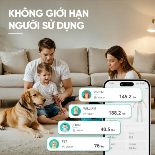 Cân Điện Tử Thông Minh eufy C20 - Hàng Chính Hãng | Phân Tích 16 Chỉ Số Cơ Thể, Kết Nối App EufyLife - Hình ảnh 10