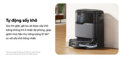 Robot Hút Bụi Lau Sàn Eufy C20 Omni - Khám phá ngay <strong>Robot hút bụi lau sàn eufy C20 Omni</strong>, giải pháp làm sạch toàn diện và tự động cho ngôi nhà của bạn. Với trạm sạc Omni "All-in-One", robot có thể tự động hút rác, giặt và sấy khô giẻ lau, giúp bạn hoàn toàn rảnh tay. Sản phẩm sở hữu lực hút mạnh mẽ 7.000Pa kết hợp công nghệ lau xoay Mop Master™ tốc độ cao, dễ dàng loại bỏ mọi bụi bẩn, lông thú và vết bẩn cứng đầu. Đặc biệt, <strong>eufy C20 Omni</strong> được trang bị công nghệ Pro-Detangle Comb™ tự động gỡ rối tóc thông minh và thiết kế siêu mỏng chỉ 8.5cm, làm sạch hiệu quả mọi ngóc ngách, kể cả gầm nội thất thấp. Đây là lựa chọn lý tưởng cho cuộc sống hiện đại và bận rộn.