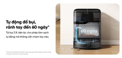 Robot Hút Bụi Lau Sàn Eufy C20 Omni - Khám phá ngay <strong>Robot hút bụi lau sàn eufy C20 Omni</strong>, giải pháp làm sạch toàn diện và tự động cho ngôi nhà của bạn. Với trạm sạc Omni "All-in-One", robot có thể tự động hút rác, giặt và sấy khô giẻ lau, giúp bạn hoàn toàn rảnh tay. Sản phẩm sở hữu lực hút mạnh mẽ 7.000Pa kết hợp công nghệ lau xoay Mop Master™ tốc độ cao, dễ dàng loại bỏ mọi bụi bẩn, lông thú và vết bẩn cứng đầu. Đặc biệt, <strong>eufy C20 Omni</strong> được trang bị công nghệ Pro-Detangle Comb™ tự động gỡ rối tóc thông minh và thiết kế siêu mỏng chỉ 8.5cm, làm sạch hiệu quả mọi ngóc ngách, kể cả gầm nội thất thấp. Đây là lựa chọn lý tưởng cho cuộc sống hiện đại và bận rộn.