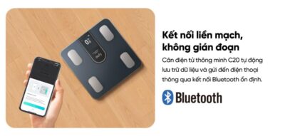 Cân Điện Tử Thông Minh eufy C20 - Hàng Chính Hãng | Phân Tích 16 Chỉ Số Cơ Thể, Kết Nối App EufyLife - Khám phá ngay cân điện tử thông minh <strong>eufy C20</strong>, người bạn đồng hành lý tưởng trên hành trình chăm sóc sức khỏe toàn diện. Với khả năng phân tích chính xác 16 chỉ số sinh trắc học quan trọng, <strong>eufy C20</strong> giúp bạn thấu hiểu cơ thể một cách sâu sắc nhất. Thiết bị sở hữu thiết kế tinh tế, màn hình TFT 3.36 inch hiển thị thông tin trực quan và kết nối dễ dàng với ứng dụng EufyLife qua Bluetooth. Theo dõi tiến trình, đặt mục tiêu và quản lý sức khỏe cho cả gia đình chưa bao giờ dễ dàng đến thế. Với độ chính xác cao và khả năng lưu trữ không giới hạn hồ sơ người dùng, đây là lựa chọn hoàn hảo cho mọi gia đình hiện đại.