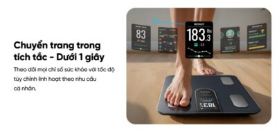 Cân Điện Tử Thông Minh eufy C20 - Hàng Chính Hãng | Phân Tích 16 Chỉ Số Cơ Thể, Kết Nối App EufyLife - Khám phá ngay cân điện tử thông minh <strong>eufy C20</strong>, người bạn đồng hành lý tưởng trên hành trình chăm sóc sức khỏe toàn diện. Với khả năng phân tích chính xác 16 chỉ số sinh trắc học quan trọng, <strong>eufy C20</strong> giúp bạn thấu hiểu cơ thể một cách sâu sắc nhất. Thiết bị sở hữu thiết kế tinh tế, màn hình TFT 3.36 inch hiển thị thông tin trực quan và kết nối dễ dàng với ứng dụng EufyLife qua Bluetooth. Theo dõi tiến trình, đặt mục tiêu và quản lý sức khỏe cho cả gia đình chưa bao giờ dễ dàng đến thế. Với độ chính xác cao và khả năng lưu trữ không giới hạn hồ sơ người dùng, đây là lựa chọn hoàn hảo cho mọi gia đình hiện đại.