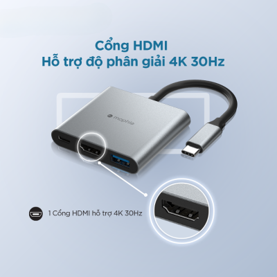 HUB Mophie 3in1 