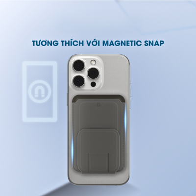 Ví Zagg Essentials Snap Wallet Kickstand
