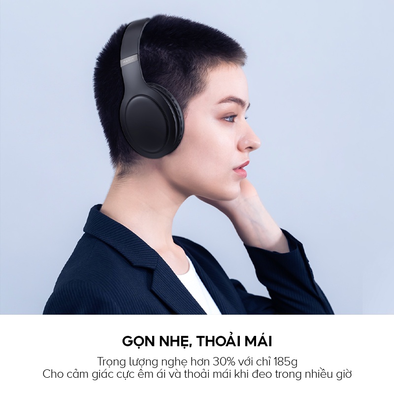 Tai Nghe Headphone HAVIT H633BT, Bluetooth 5.1 Công Thái Học, Nghe Đến 22H - Hàng Chính Hãng Product image Tai Nghe Headphone HAVIT H633BT, Bluetooth 5.1 Công Thái Học, Nghe Đến 22H - Hàng Chính Hãng 5