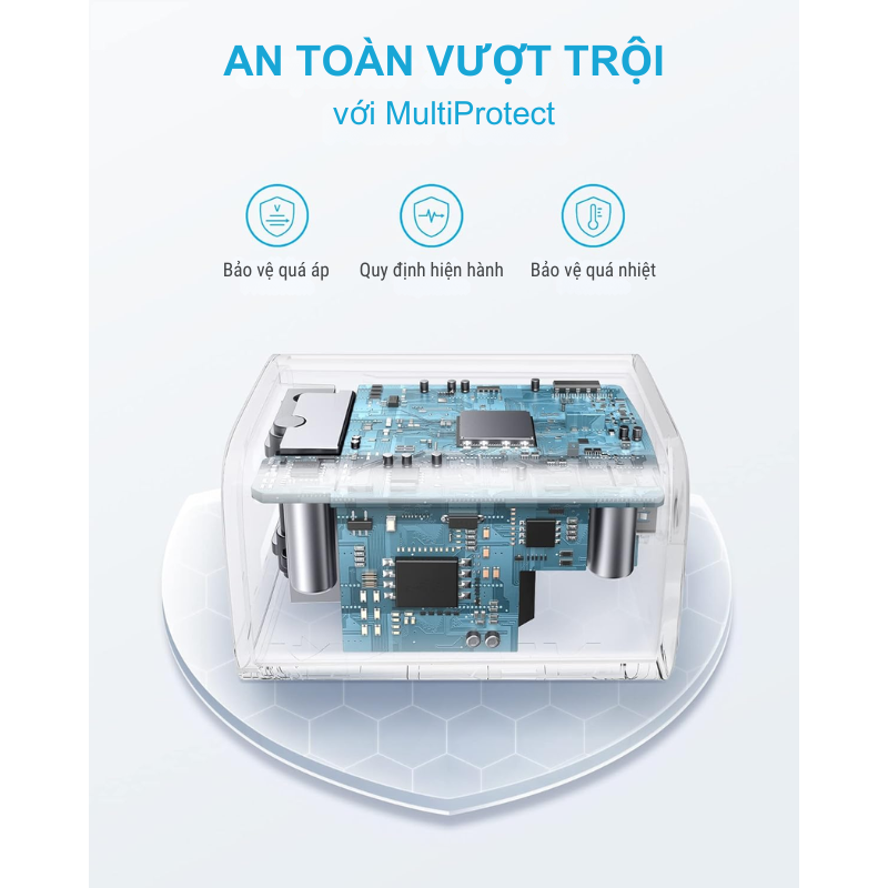 Sạc Nhanh Anker 312 Ace 30W (B2640) Kèm Cáp C to C - Anker B2640 30W Chính Hãng, Giá Tốt Bộ củ cáp sạc nhanh Anker 312 B2640 30W, kèm Cáp C to C dài 0.9m - Bộ củ cáp sạc nhanh Anker 312 B2640 30W đi kèm cáp USB-C to USB-C dài 0.9m, hỗ trợ sạc nhanh Power Delivery (PD) cho iPhone, Samsung và nhiều thiết bị khác. Thiết kế nhỏ gọn, chân gập tiện lợi, dễ mang theo. Đảm bảo an toàn với công nghệ MultiProtect, công suất tối đa 30W đáp ứng nhu cầu sạc hiệu quả.
