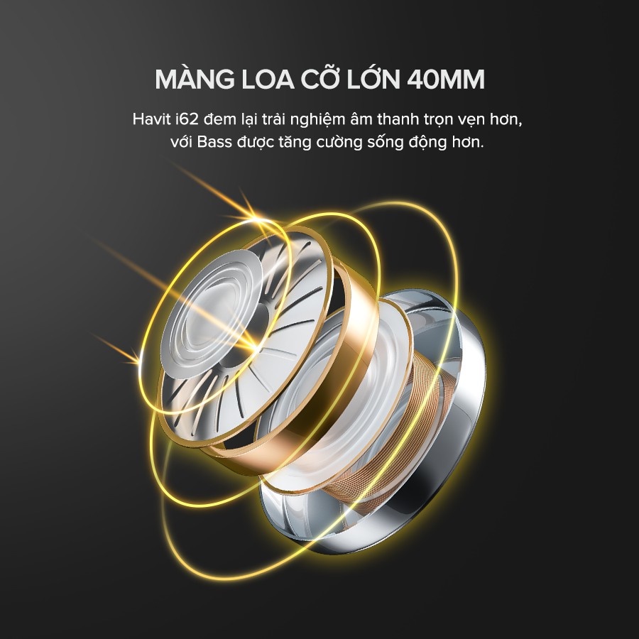 Tai Nghe Headphone HAVIT i62, Driver 40mm, Bluetooth 5.0, Gập Gọn 90, Nghe Đến 20H - Hàng Chính Hãng Product image Tai Nghe Headphone HAVIT i62, Driver 40mm, Bluetooth 5.3, Gập Gọn 90, Nghe Đến 20H - Hàng Chính Hãng 7