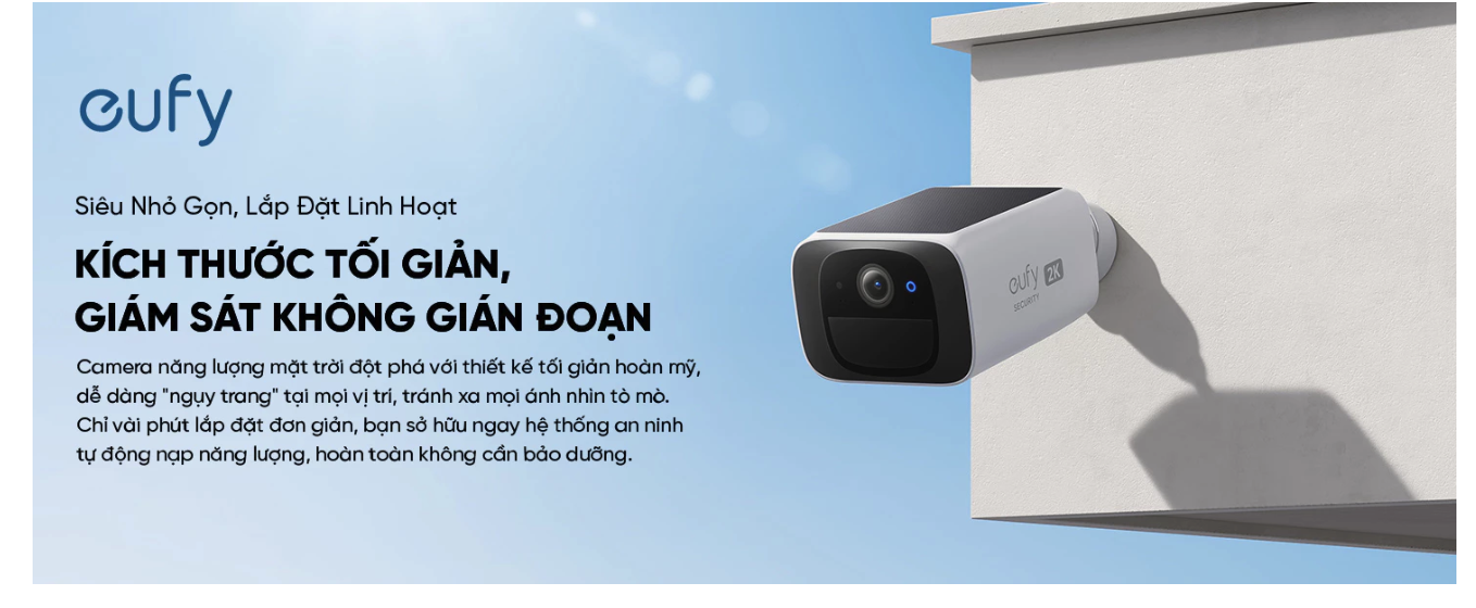 Camera ngoài trời Eufy SoloCam S220 Camera ngoài trời SoloCam S220 - Hình ảnh 10