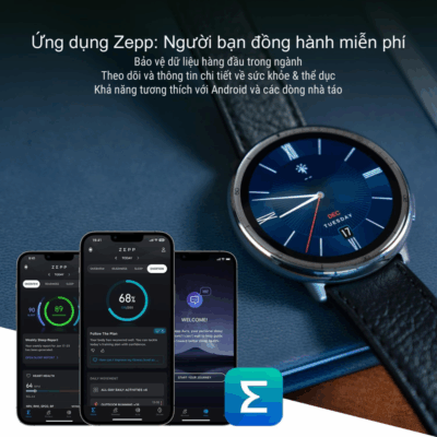 Đồng Hồ Thông Minh Amazfit Active 2 - Nâng Tầm Luyện Tập, Tối Ưu Sức Khỏe - Chinh phục mọi mục tiêu với <strong>Đồng hồ Amazfit Active 2</strong>, người bạn đồng hành không thể thiếu cho lối sống năng động. Phiên bản nâng cấp này mang đến thiết kế cao cấp, màn hình AMOLED sắc nét, cùng loạt tính năng theo dõi sức khỏe và thể thao chuyên sâu. Với GPS đa băng tần chính xác, hơn 150 chế độ luyện tập, đo SpO2, nhịp tim 24/7 và theo dõi giấc ngủ, <strong>Amazfit Active 2</strong> giúp bạn hiểu rõ cơ thể mình hơn bao giờ hết. Tích hợp Zepp OS mượt mà, thời lượng pin ấn tượng và khả năng gọi điện Bluetooth, <strong>Đồng hồ Amazfit Active 2</strong> sẽ thúc đẩy bạn vượt qua giới hạn và sống khỏe mạnh hơn mỗi ngày.