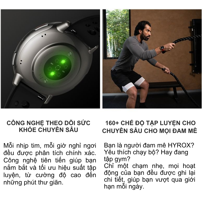 Đồng Hồ Thông Minh Amazfit Active 2 - Nâng Tầm Luyện Tập, Tối Ưu Sức Khỏe Đồng Hồ Thông Minh Amazfit Active 2 - Nâng Tầm Luyện Tập, Tối Ưu Sức Khỏe - Hình ảnh 2
