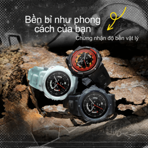 Đồng Hồ Thông Minh Amazfit Active Edge - Bền Bỉ Vượt Trội, Năng Động Không Giới Hạn - Hình ảnh 3