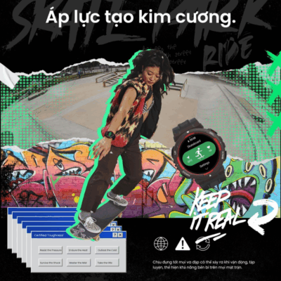 Đồng Hồ Thông Minh Amazfit Active Edge - Bền Bỉ Vượt Trội, Năng Động Không Giới Hạn Amazfit Active Edge