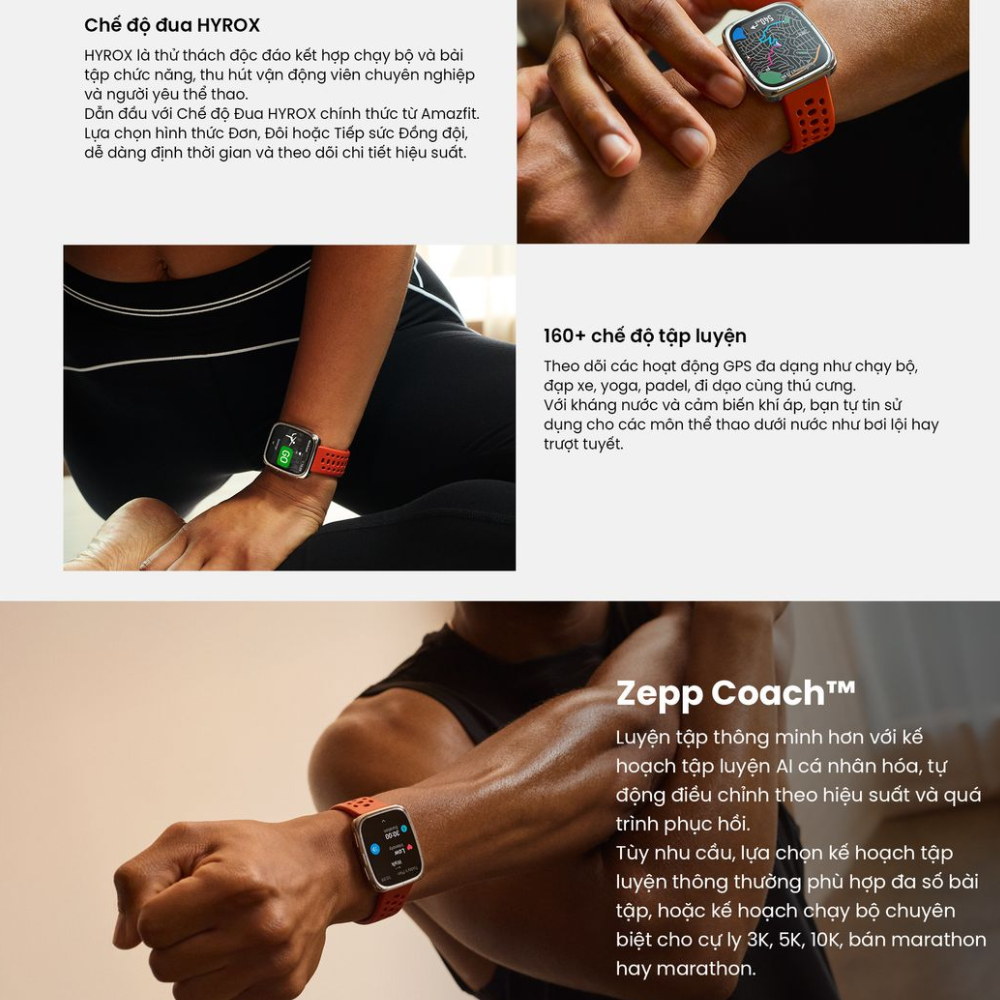 Đồng Hồ Thông Minh Amazfit Active2 Square Premium - Tinh Hoa Thiết Kế, Đỉnh Cao Công Nghệ Amazfit Active2 Square