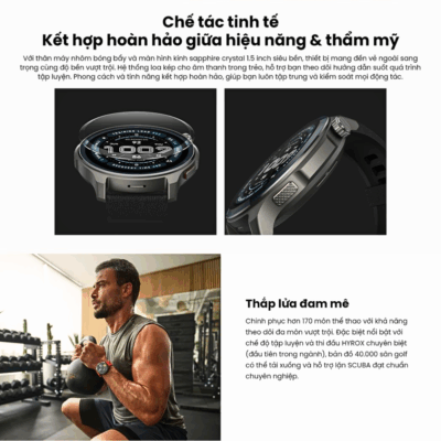 Đồng Hồ Thông Minh Amazfit Balance 2 - Cân Bằng Toàn Diện Thân & Tâm, Nâng Tầm Sức Khỏe Amazfit Balance 2
