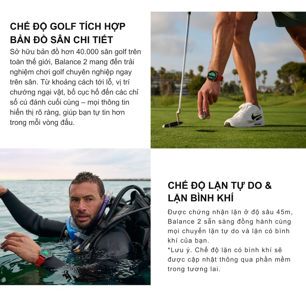 Đồng Hồ Thông Minh Amazfit Balance 2 - Cân Bằng Toàn Diện Thân & Tâm, Nâng Tầm Sức Khỏe Amazfit Balance 2