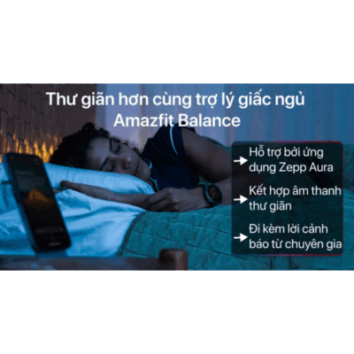 Đồng Hồ Thông Minh Amazfit Balance - Cân Bằng Toàn Diện Thân & Tâm, Nâng Tầm Sức Khỏe - Khám phá sự cân bằng hoàn hảo giữa sức khỏe thể chất và tinh thần với <strong>Đồng hồ thông minh Amazfit Balance</strong>. Thiết kế sang trọng, màn hình AMOLED rực rỡ và những công nghệ theo dõi sức khỏe đột phá là những điểm nổi bật của chiếc đồng hồ này. Với tính năng phân tích thành phần cơ thể, đánh giá mức độ phục hồi, theo dõi giấc ngủ chuyên sâu, đo SpO2, nhịp tim 24/7 và hơn 150 chế độ thể thao, <strong>Amazfit Balance</strong> giúp bạn hiểu rõ cơ thể và tâm trí mình hơn bao giờ hết. Tích hợp Zepp OS mượt mà, GPS băng tần kép chính xác và thời lượng pin ấn tượng, <strong>Đồng hồ thông minh Amazfit Balance</strong> là người bạn đồng hành lý tưởng để bạn sống khỏe mạnh, cân bằng và hiệu quả mỗi ngày. <hr />