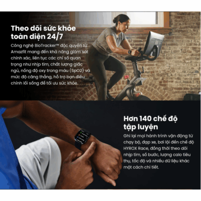 Đồng Hồ Thông Minh Amazfit Bip6 - Trợ Thủ Toàn Diện Cho Sức Khỏe và Phong Cách - Khám phá thế giới công nghệ đeo tay với <strong>Đồng hồ Amazfit Bip6</strong>, người bạn đồng hành lý tưởng cho cuộc sống năng động của bạn. Với màn hình sắc nét, thời lượng pin siêu dài và thiết kế thời trang, <strong>Amazfit Bip6</strong> không chỉ hiển thị giờ mà còn theo dõi toàn diện sức khỏe của bạn từ nhịp tim, giấc ngủ đến mức độ căng thẳng. Tích hợp định vị GPS, hơn 100 chế độ thể thao và khả năng nhận thông báo thông minh, <strong>Đồng hồ Amazfit Bip6</strong> giúp bạn luôn kết nối và kiểm soát mọi hoạt động, nâng cao chất lượng cuộc sống và phong cách cá nhân một cách hiệu quả.
